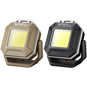 Rechargeable COB LED Camping Light with Magnetic Base for Hiking and Night Exploration