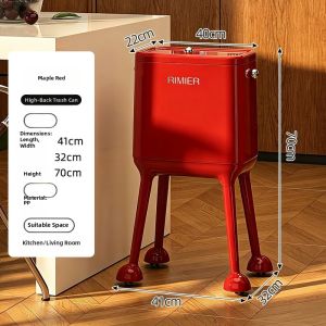 ASCOR | Easy-to-Use Tall Kitchen & Living Room Trash Can Large Capacity