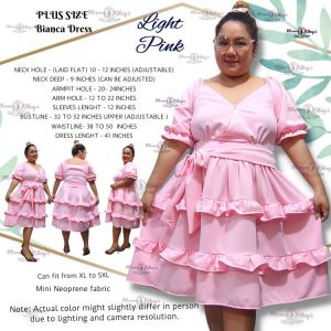 Mommy Kikays Collection | BIANCA | PLUS SIZE COCKTAIL BRIDES MAID PROM NIGHT WEDDING BIRTHDAY BRIDGERTON MOTIF FAIRY DRESS