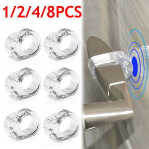 อบอุ่น Homie - กันชนซิลิโคนใสกันชนประตูมือจับประตูแหวน ป้องกันการชนป้องกันแผ่น กระแทกเพื่อความปลอดภัยป้องกันเฟอร์นิเจอร์ผนัง