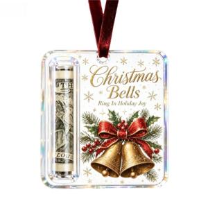 Kẹp Tiền Acrylic Trang Trí Giáng Sinh Họa Tiết Ông Già Noel Người Tuyết Tuần Lộc Quà Tặng Tiền Mừng Năm Mới Đồ Trang Trí Cho Tiệc Tùng