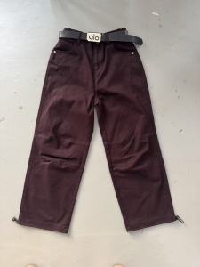 Quần Dài Nữ Ống Đứng Cạp Cao Co Giãn Thời Trang Mùa Xuân Thu Quần Dài Cotton Thoải Mái Giản Dị Giản Dị