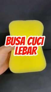 Busa Cuci Motor Mobil Sponge Jumbo Lebar Spons Foam Wash Kendaraan Tebal