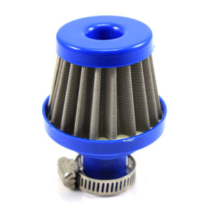 12mm 0.5inch Car Cone Air Intake Filter Red Blue Washable Reusable Universal Performance High Flow Cold Air Filter with Clamps