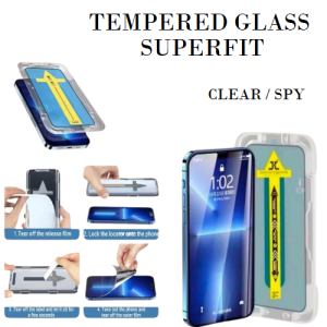 TEMPERED GLASS SUPERFIT XIAOMI REDMI 9T / REDMI NOTE 10 4G / NOTE 10 5G / NOTE 10S / NOTE 10 PRO / NOTE 11S / NOTE 11 4G / POCO C75 / POCO C71 / POCO C65 / POCO M5S - GORILLA GLASS SUPER FIT CLEAR BENING / ANTI SPY AUTOFIT OTOMATIS ANTI DEBU ANTI AIR