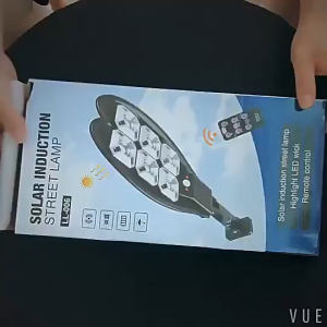 Upgrade 300COB Solar Street Light Solar Induction 5500Lumens Light Outdoor IP68 Waterproof 3 Modes Light Sensor Solar Garden Light