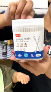 100pcs/200pcs Double-headed Cotton Swabs Cotton Buds Soft Cleaning Disposable Cotton Swabs Buds COD