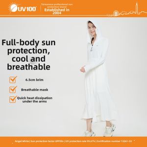 UV100 | UV Protective Sun Protection Clothing For Women Long Breathable Face Covering