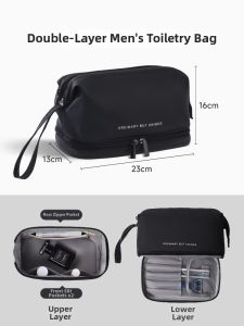 Wet And Dry Separation Travel Wash Bag Large Capacity