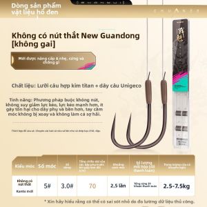 CHUANZE | Móc câu cá không nút có hai móc