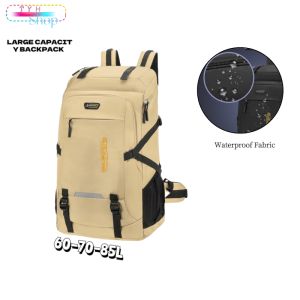 aterproof60L/70L/85L Super Large Capacity Travel Backpack Luggage Bag Outdoor Mountaineering Camping Tent Men Women Sports