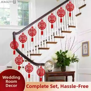 jeagutt | Wedding Stair Decor Wedding Ambience Decoration Hanging Decor