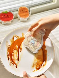 CAROTE | Baby Safe Wooden Fiber Dishwashing Sponge