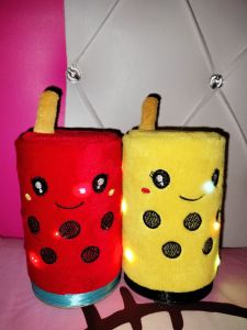 celengan boba LED viral buka tutup bahan dari velfoa full bordil