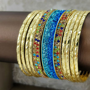 Simple Design Multicolor Childrens Belly Dance Bracelets Tribal Style Dancing Arm Bands Wrist Decorations Fitness Accessories
