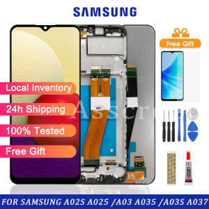 For Samsung Galaxy A02S A025 / Samsung A03 A035 / Samsung A03s A037 Original LCD Screen Touch Display with Frame Replacement Digitizer