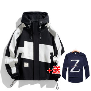 SJ Thời Trang Thương Hiệu Leo Núi Ngoài Trời Dành Cho Nam Giới Thoải Mái Đồ Thể Thao Mùa Xuân Mùa Thu Chống Nước Áo Khoác Rộng Rãi Phù Hợp Đi Bộ Đường Dài Áo Khoác Áo Khoác