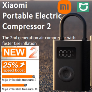 Xiaomi Mijia Air Pump 2 25%Speed Boost Mini Portable Electric Air Compressor