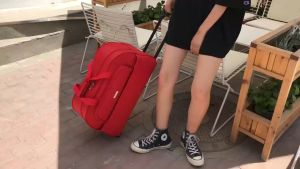 Travel bag pull rod bag portable large capacity waterproof lightweight luggage luggage bag