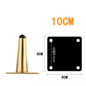 เฟอร์นิเจอร์ โซฟา โลหะ 10 cm ส่งจากไทย ขาตู้พร้อมสกรู 1 ชิ้น ความสูง