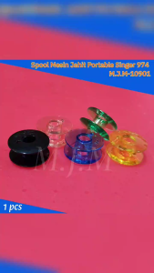 Palet Mesin Jahit Portable Warna Warni Singer 974 / Plastik Bobbin /Spool / M.J.M-10901/JZ-63554