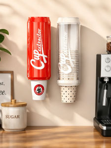 MEIZHUFU | Wall Mounted Dust-proof Cup Organizer Rack
