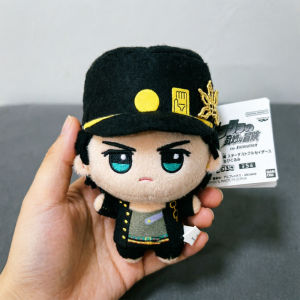 Bandai | Kawaii Anime Figure JoJo Plushie Keychains Adorable Jotaro Kakyoin Noriaki Cotton Dolls Perfect Cute Gift for Anime Lovers