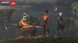 OKEYBELI Mainan Balok Monkey King / Mainan Bongkar Pasang Karakter Mini / Mainan Edukasi Anak N16