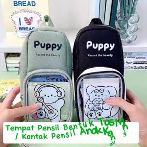 Tempat Pensil Bentuk Tas Mini 3D / Kontak Pensil Anak Kanvas SK0108