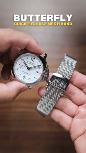 สายนาฬิการุ่น Butterfly Quick Release Mesh Bands