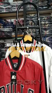 HOCKY Jaket Varsity Baseball Chicago Merah Pria Wanita Full Bordir Taslan Premium Terbaru
