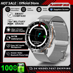 2025 HOT New T-REX3 SmartWatch 1000mAh Large Battery Durable Compass 10ATM Waterproof Tactics 100+Sport HD call Smart Watch Men