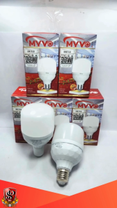 Promo Paket Isi 5 Pcs Bohlam LED 22W Myvo United / Lampu LED Bulb 22 WATT Putih Super Terang Maksimal Paket Isi 5pcs