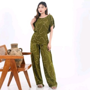 Super murah Setelan Panjang Jumbo Tie Dye LD 130cm