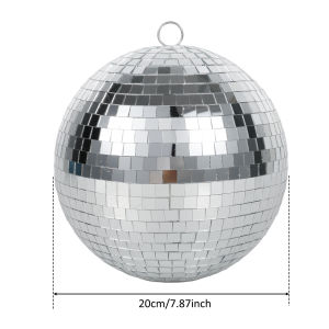 Disco Mirror Ball Party Shiny Ball Stage Light Rotating Glass Ball Retro Reflective KTV DJ Lights Home Festival Christmas Decor