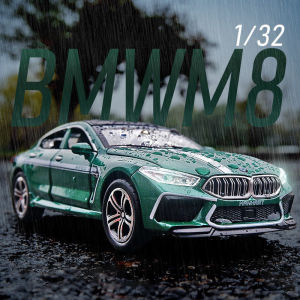 Mô Hình Xe Ô Tô Bằng Hợp Kim BMW M8 Tỷ Lệ 1:32 Bộ Sưu Tập Âm Thanh Xe Hơi Đúc Khuôn Quà Tặng Sinh Nhật Cho Trẻ Em Đồ Chơi Bé Trai Bằng Kim Loại