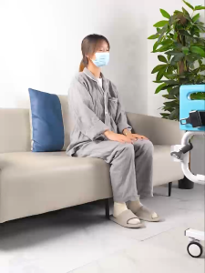 Patient Lift Transfer Chair Wheeled Commode Shower Chair for Elderly Disabled
