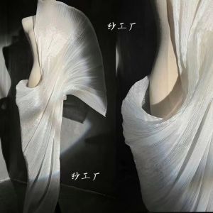 Vải Organza Họa Tiết Gấp Nổi Màu Trơn Sáng Bóng Cho Lễ Cưới Thiết Kế Vải Hoa Nghệ Thuật Trang Trí Bối Cảnh Thiết Kế Ba Tựa