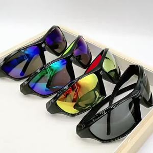 5 Pairs of Futuristic Fashion Technology Trendy Cycling Sunglasses Suitable for Daily Commuting Suitable for Both Men and Women