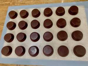 Tablea +/-120g per pack contains 5pcs of 100% pure chocolate tablet