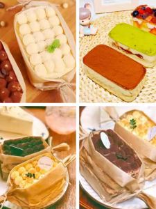 กล่องบรรจุภัณฑ์ขนมเนื้อถั่วโปร่งใส กล่องขนมชั้นถั่ว กล่องขนมผลไม้ กล่องขนมชั้นถั่ว 100 ชิ้น สำหรับอบขนมในครัวเรือน