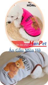 Quần áo chó mèo - Áo gấᴜ hè thu ba lỗ