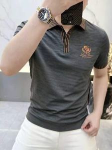Kawadu | Luxury Cotton Blend Polo Shirt Short Sleeve Tshirt Men