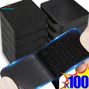 20Pcs Double Sided Strong Self-Adhesive Fixed Sticker Car Floor Mats Traceless Patch Home Carpet Non-slip Fastener Sheet