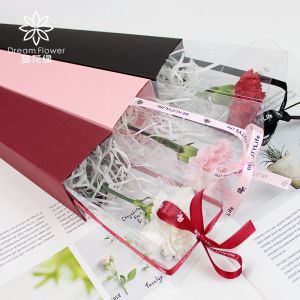 Teachers Day Single Rose Floral Bouquet Packaging Paper Box  Flower Wrapping Paper Gift Box for Flowers Art Supplies