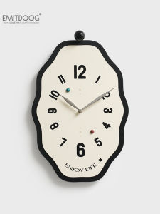 Elegant Creative Minimalist Wall Clock for Living Room And Dining Table Home Decor Imported Eco-friendly Material Sweep Movement