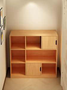 ZHUOHE | Storage Shelf Organizer Living Room Bedroom Simple Bookcase