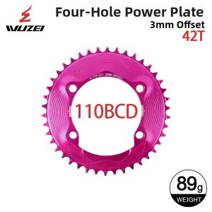 WUZEI | Aerodynamic Power Meter Chainring 110BCD 4-Arm