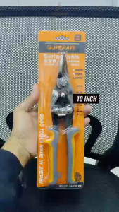 Nasara Jiepai 10 Inch Aviation Tin Snip Straight Cut Cutter Zinc Metal Sheet Scissor Gunting Dawai Zink