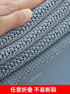 Non-Slip PVC Plastic Floor Mat Outdoor Bathroom Kitchen Commercial Carpet Hollow Waterproof Door Mat Anti-Skid Pad Home Use